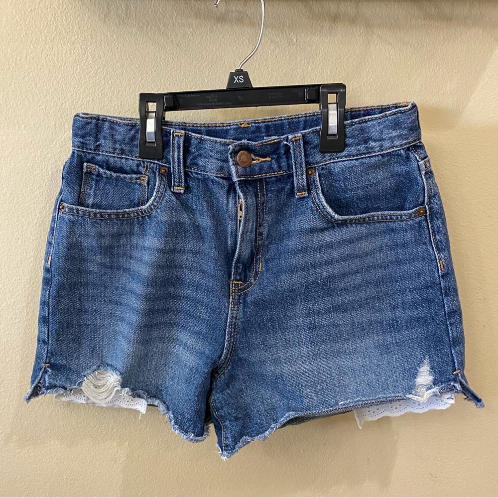 Old Navy Girls High Rise Jean Shorts